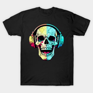 skull and headphones T-Shirt